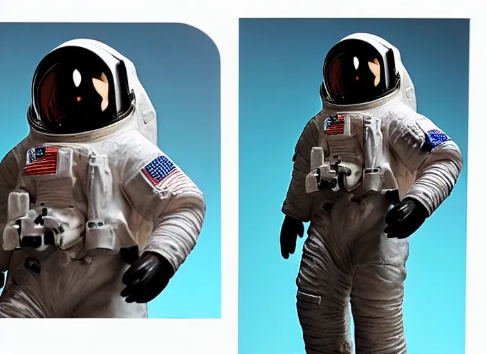 Image similar to Image on the store website, eBay, Full body, 80mm resin figure of a detailed astronaut