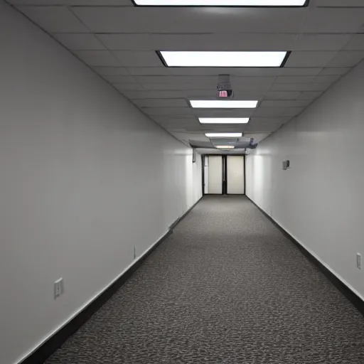 Image similar to an empty office hallway, craigslist photo