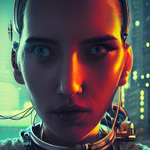 Prompt: portrait of an astronaut. full body portrait, intricate abstract. cyberpunk, intricate artwork. neon eyes, by Tooth Wu, wlop, beeple. octane render, trending on artstation, greg rutkowski very coherent symmetrical artwork. cinematic, hyper realism, high detail, octane render, 8k, minimalistic, hyperrealistic surrealism, award winning masterpiece with incredible details, a surreal vaporwave liminal space, highly detailed, trending on ArtStation