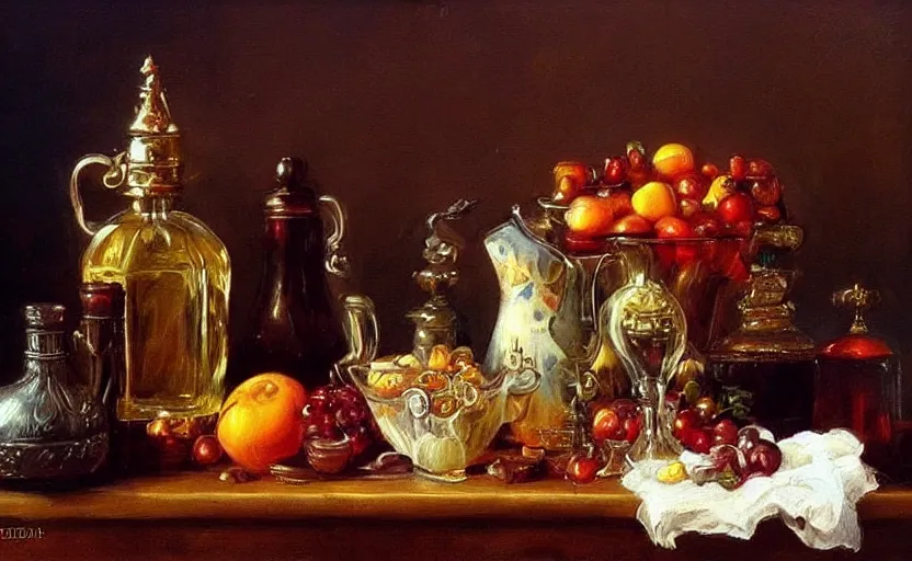 Image similar to Alchemy amazing still life composition. By Konstantin Razumov, chiaroscuro, highly detailded