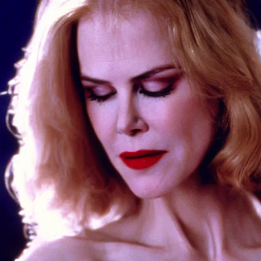 Image similar to face of Nicole Kidman in Eyes Wide Shut