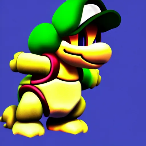 Image similar to Kanye West Koopa Troopa, UHD, hyperrealistic render, highly detailed, 4k, artstation