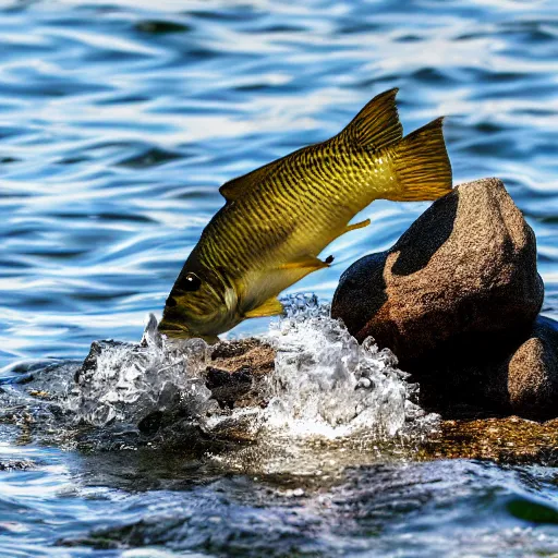 Image similar to a photo fish eating a rock, fast shutter speed, high speed, action photo, 1 / 1 0 0 0 sec shutter