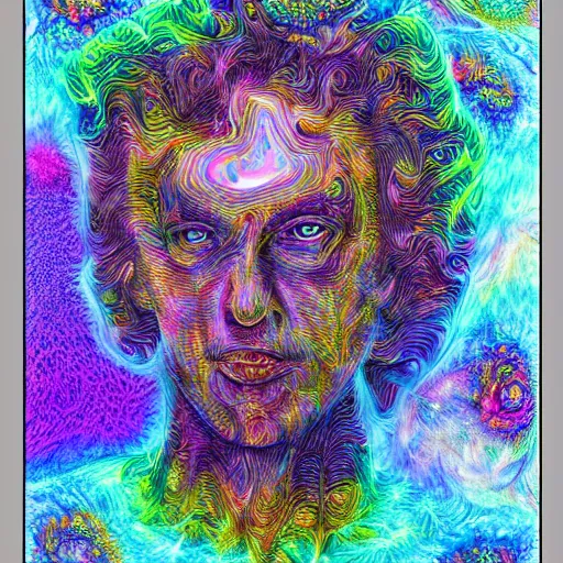 Prompt: The Dreamer that dreams the world, deepdream
