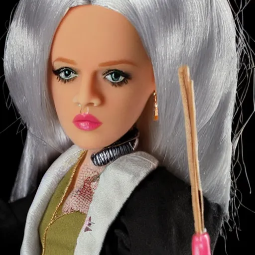 Image similar to genesis p - orridge barbie doll