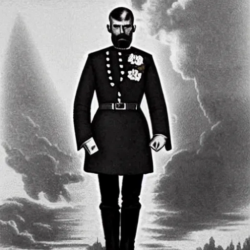 Image similar to tsar nicholas ii is iron man