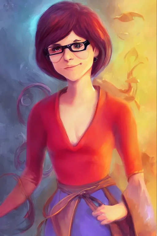 Velma From Scooby Doo Anime, by roots love manga anime digital media  drawings velma from sc…