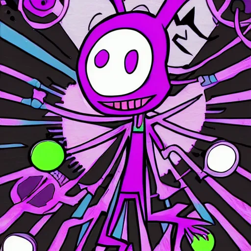 Image similar to invader zim