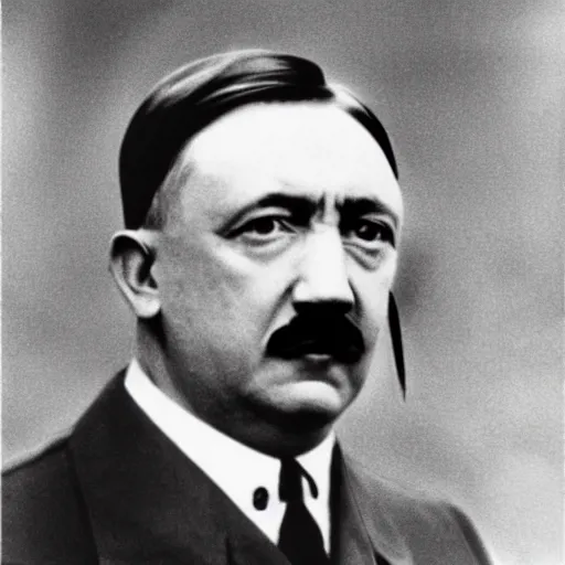 Image similar to still of a bird as adolf hitler, 8 k