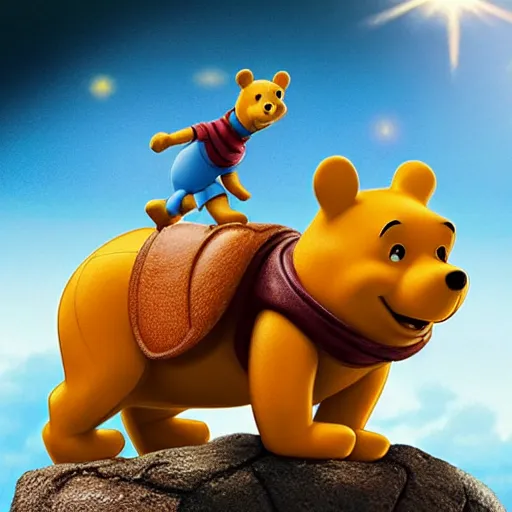 Prompt: winnie the poo hasbro g. i joe 4 k