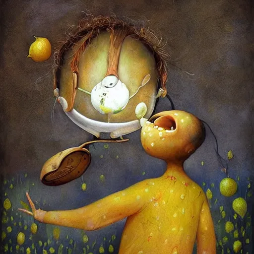 Prompt: when life gives you lemons by Esao Andrews