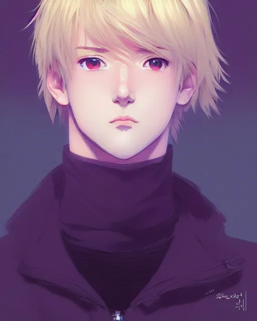 Prompt: portrait Anime guy of Anthony Starr cute-fine-face, blonde pretty face, realistic shaded Perfect face, fine details. Anime. realistic shaded lighting by Ilya Kuvshinov katsuhiro otomo ghost-in-the-shell, magali villeneuve, artgerm, rutkowski, WLOP Jeremy Lipkin and Giuseppe Dangelico Pino and Michael Garmash and Rob Rey