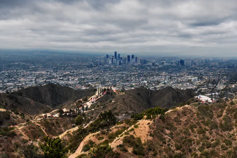 Image similar to Hollywood sign 4k 40mm photograph