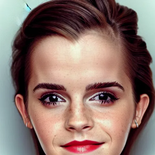 Image similar to Emma Watson, pin-up