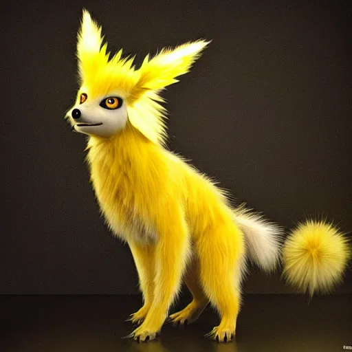 Image similar to national geographic professional photo of jolteon, award winning