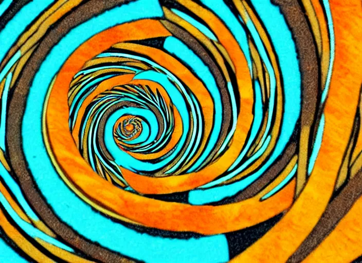 Image similar to you want to meditate on spirals