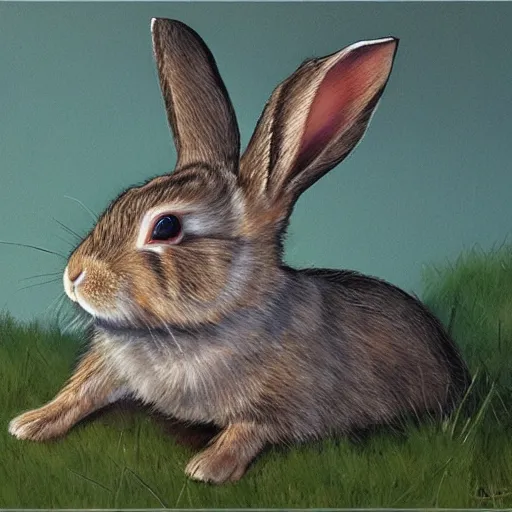 Image similar to rabbit explorer by James Gurney.