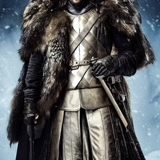 Image similar to Kevin Garnett as Jon Snow