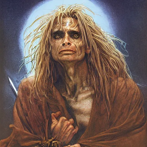 Image similar to goblin King by Alan Lee