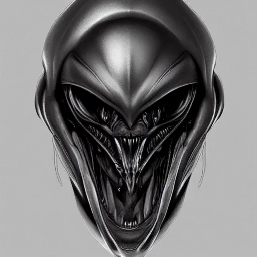 Image similar to artstation alien, very detailed, , portrait, high contrast