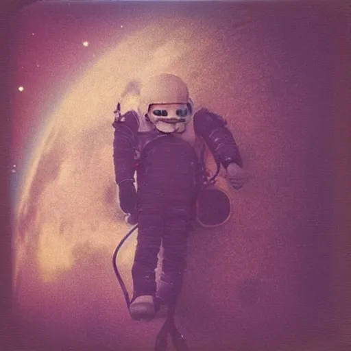 Image similar to 1 8 0 0 astronauta, polaroid photo, perfect photo, photo pinterest