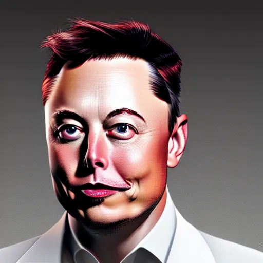 Prompt: digital art of anthropomorphic elon musk with spaghetti as hair photorealistic photoshop 4 k