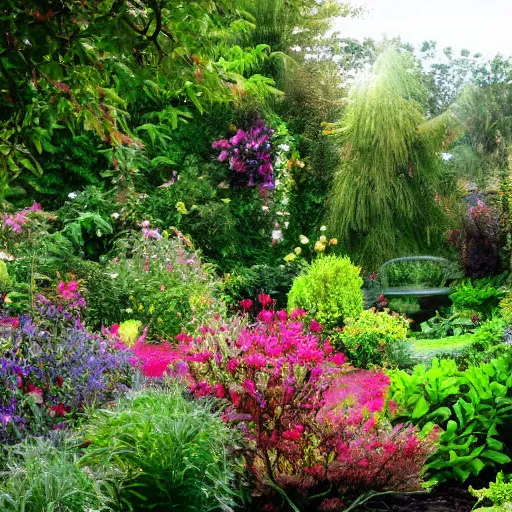 Prompt: the beautiful garden