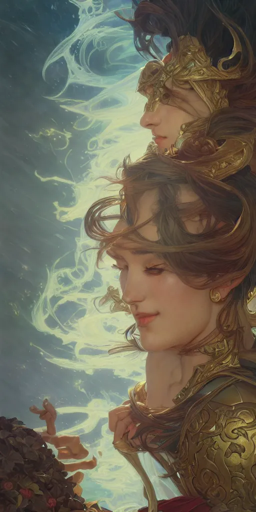 Image similar to book of job, league of legends, intricate, highly detailed, digital painting, hyperrealistic, artstation, concept art, smooth, sharp focus, illustration, Unreal Engine 5, 8K, art by artgerm and greg rutkowski and alphonse mucha, by Jesper Ejsing