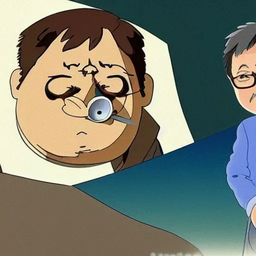 Image similar to mariano rajoy, studio ghibli