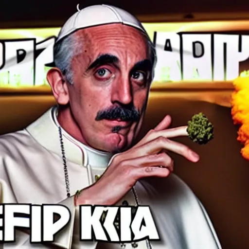 Pope Frank Zappa cannabis mukbang 1996 DVD rip English Stable