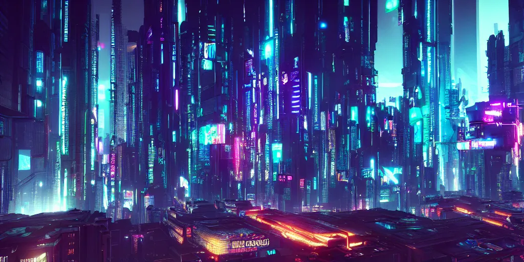 city, cyberpunk, ultrawide, 4K, futuristic city, futuristic