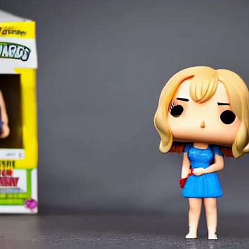 Prompt: jennifer lawrence as funko pop