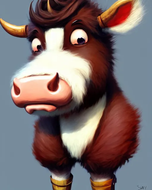 Stanley the cow on Behance