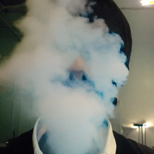 Image similar to man face made of smoke