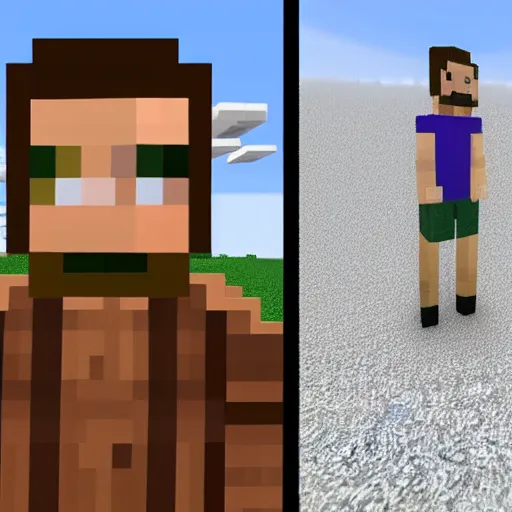 The Giga chad Golem Minecraft Mob Skin