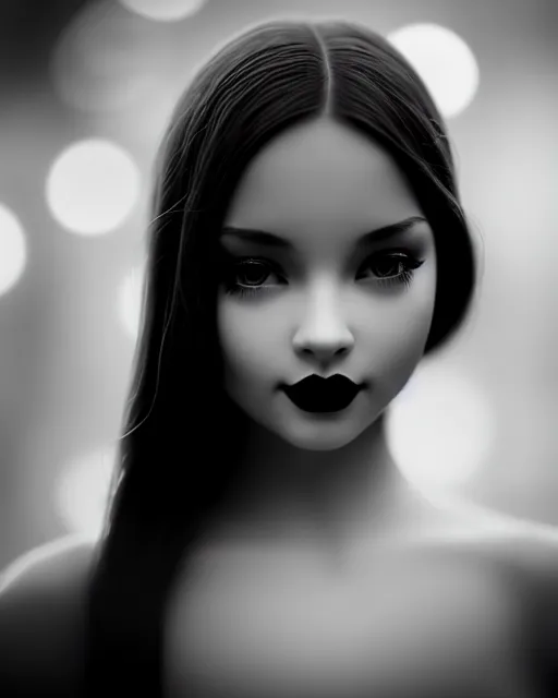 Image similar to black and white dreamy young beautiful female artificial intelligence, cinematic, rim light, bokeh, photo - realistic, elegant, high detail, 8 k, masterpiece, photo taken in 1 9 3 0