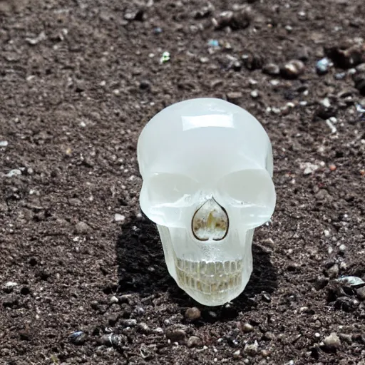 Image similar to clear quartz skull