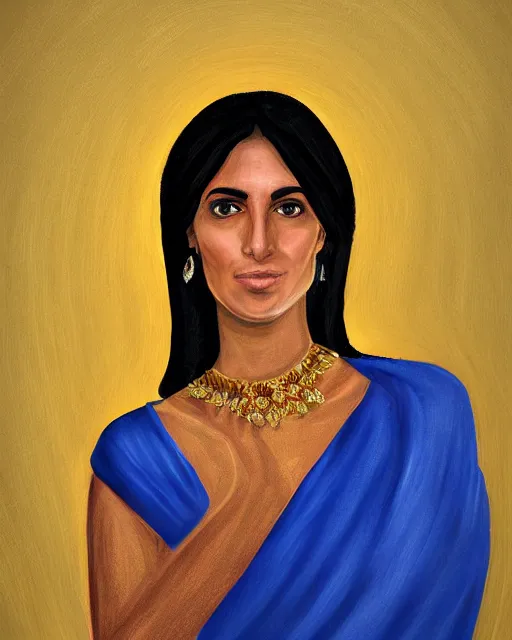 Image similar to an award winning portrait of the beautiful sherazade by rafael