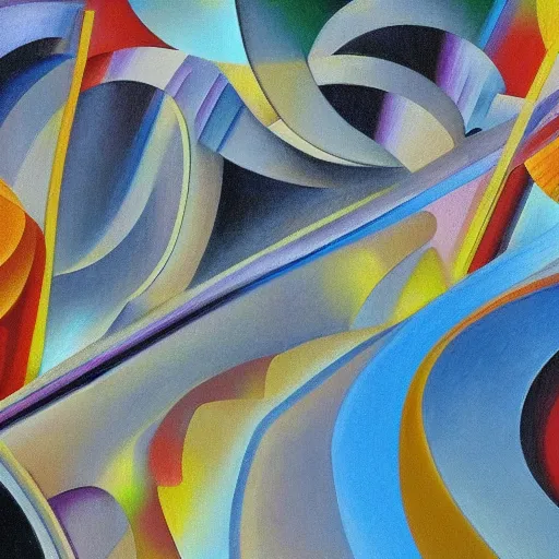 Image similar to futurism movement hyperrealism 4k detail flat kinetic