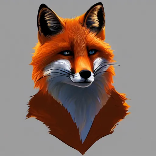 Prompt: fox wearing a tshirt, furry art artstation
