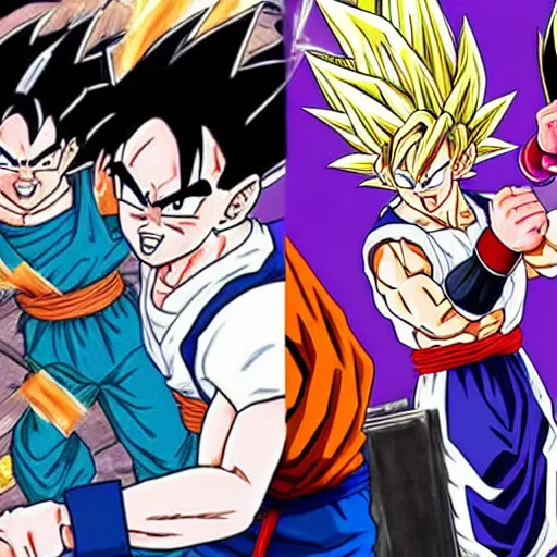 vegeta vs trunks image - Lemmingball Z - IndieDB