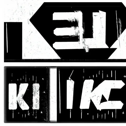 Image similar to black on white graphic design stickers in style of eric hu, y 2 k, brutalism, acid, techno