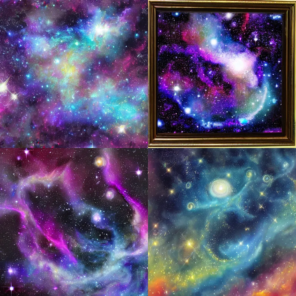 Prompt: Wandering Galaxy, highly detailed