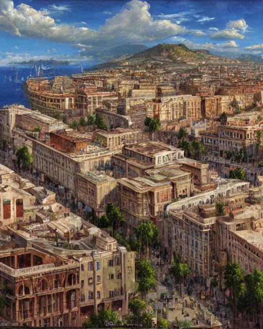 Prompt: naples by frank franzetta, 4 k, hyper detailed