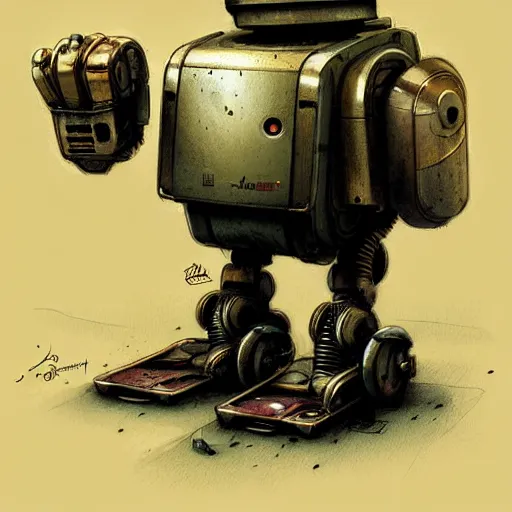 Image similar to robot by jean - baptiste monge