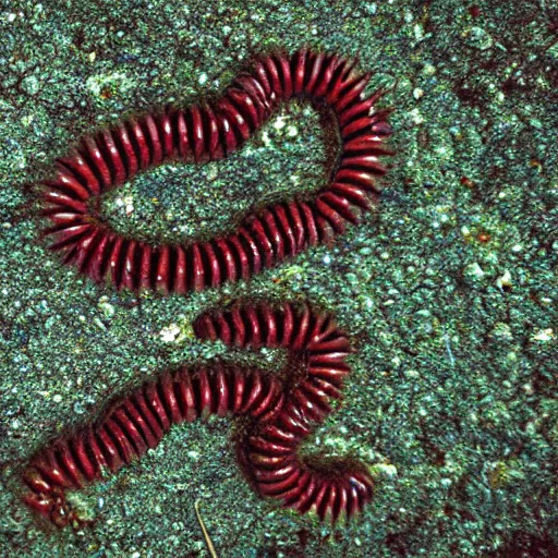 Image similar to centipede with human feet, macro, nature