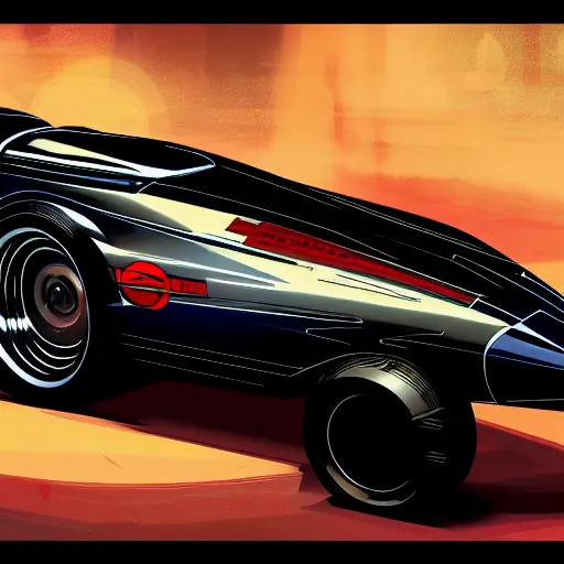 Prompt: a digital concept art starwars speedster as a 1920s car artstation 4k 8k