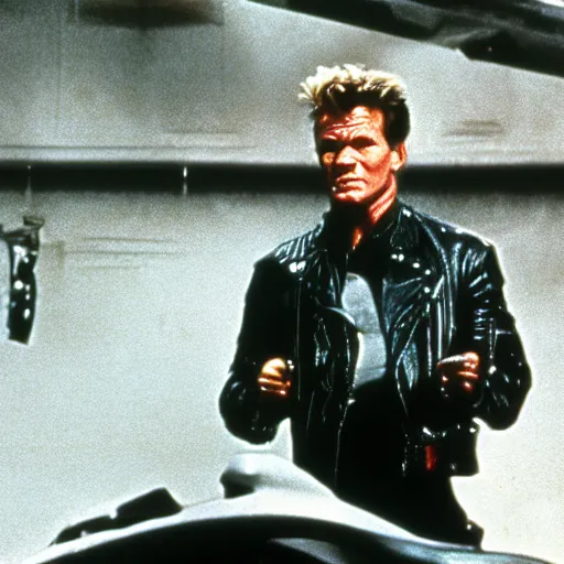 Image similar to Gordon Ramsay as the Terminator in The Terminator (1984)