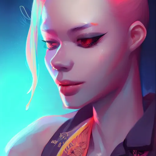 Prompt: a portrait of a beautiful clubber, art by lois van baarle and loish and ross tran and rossdraws and sam yang and samdoesarts and artgerm, digital art, highly detailed, intricate, sharp focus, Trending on Artstation HQ, deviantart, unreal engine 5, 4K UHD image