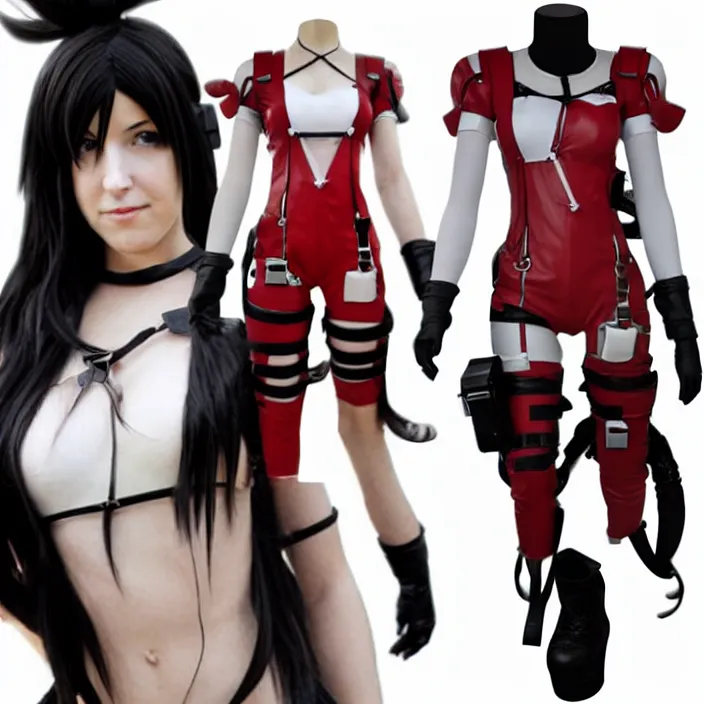 Image similar to tifa lockhart plugsuit cosplay